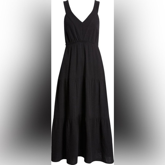 Steve Madden Black Textured Dress - Picture 8 of 12